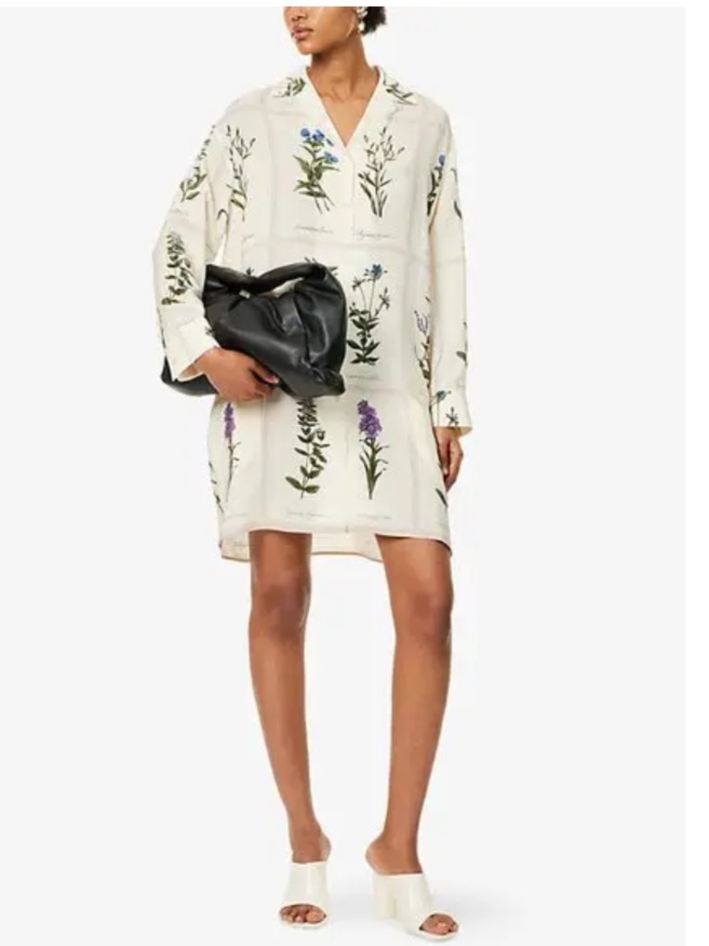 NWT WEEKEND MAX MARA
Eccesso Printed crêpe-de-chine dress